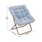 Emma and Oliver Aisling Oversized Folding Saucer Chair for Dorm, Bedroom